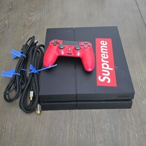 Supreme Black and Red Gaming Console Set